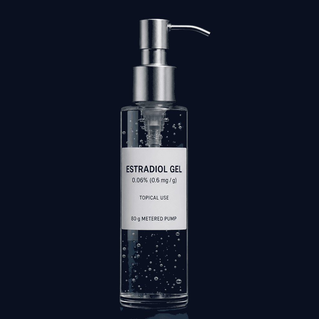 EstroGel-style hormone gel pump