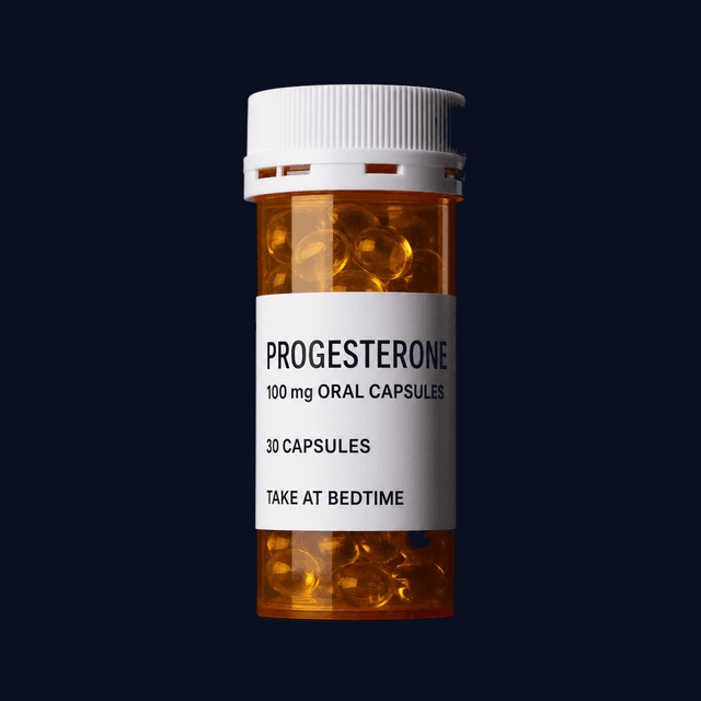 Prometrium-style progesterone capsules